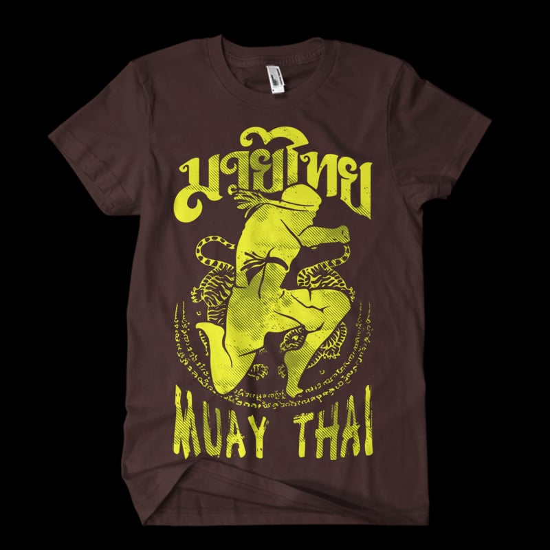 Muay Thai 14 t shirt design for purchase
