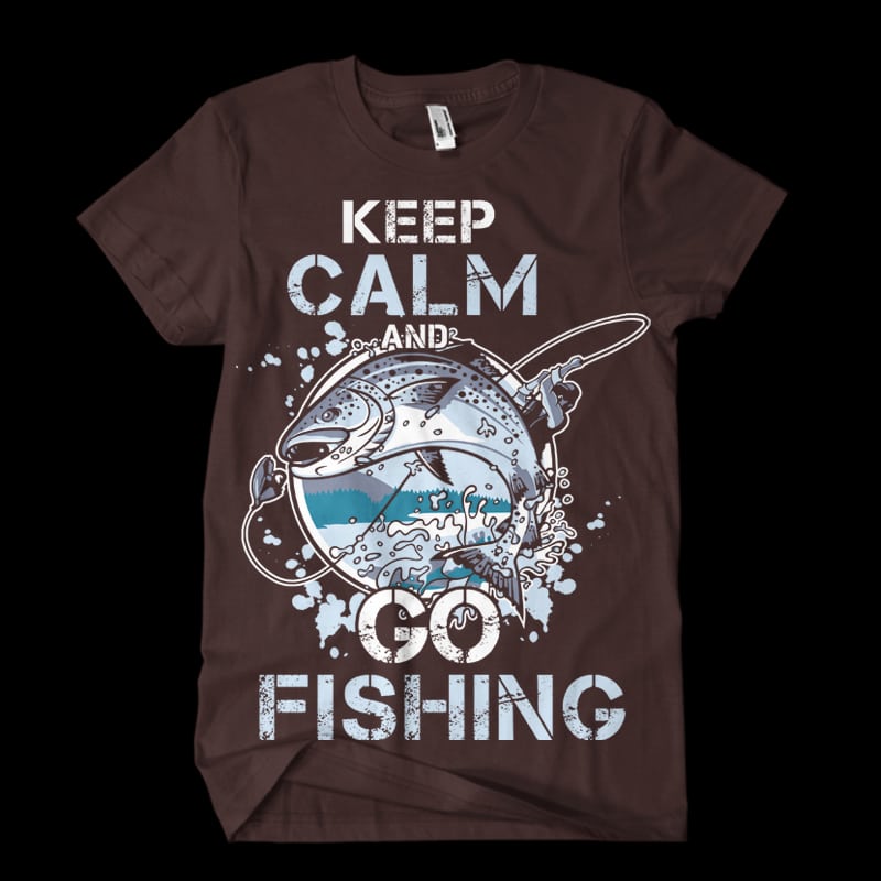 go fish t shirt design for purchase