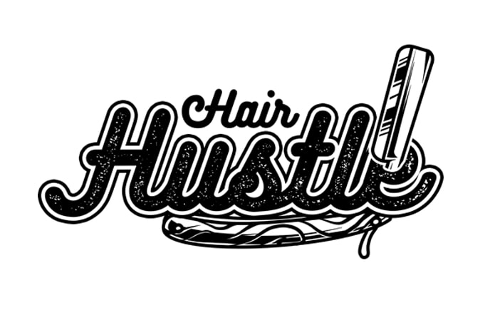 Hairstylist svg, hair hustle svg and png file t shirt design to buy