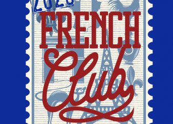 French Club (3) shirt design png