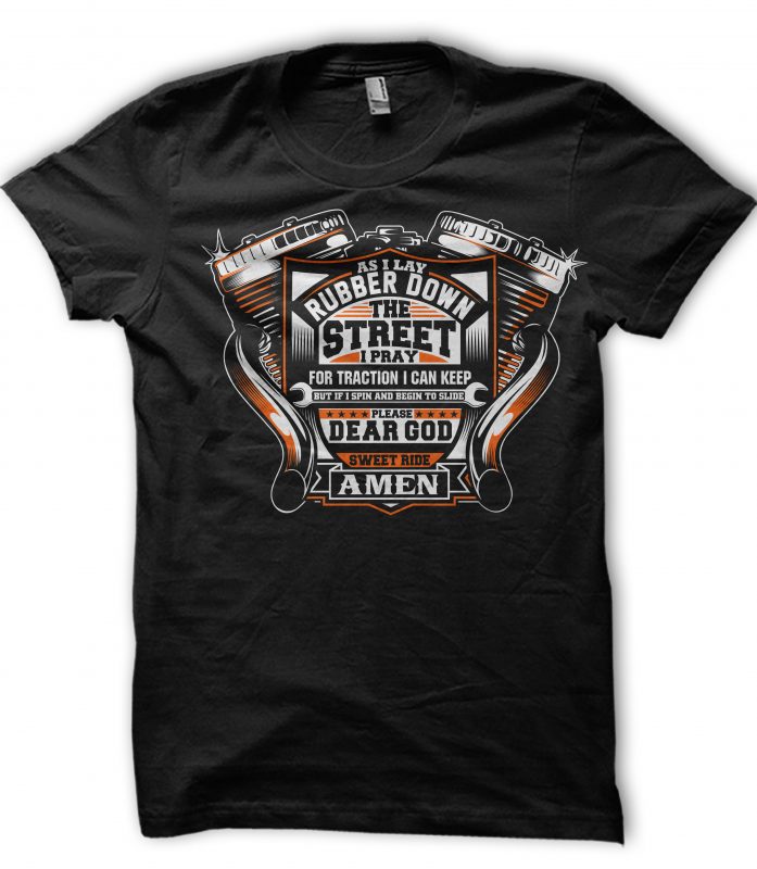 SWEET RIDE t-shirt design for sale