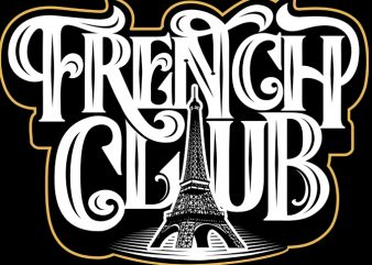 French Club (5) t-shirt design for commercial use