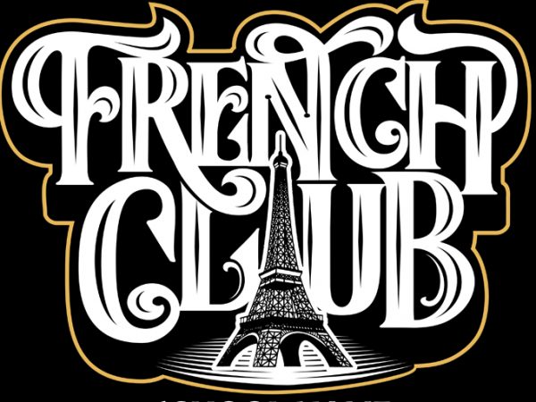 French club (5) t-shirt design for commercial use