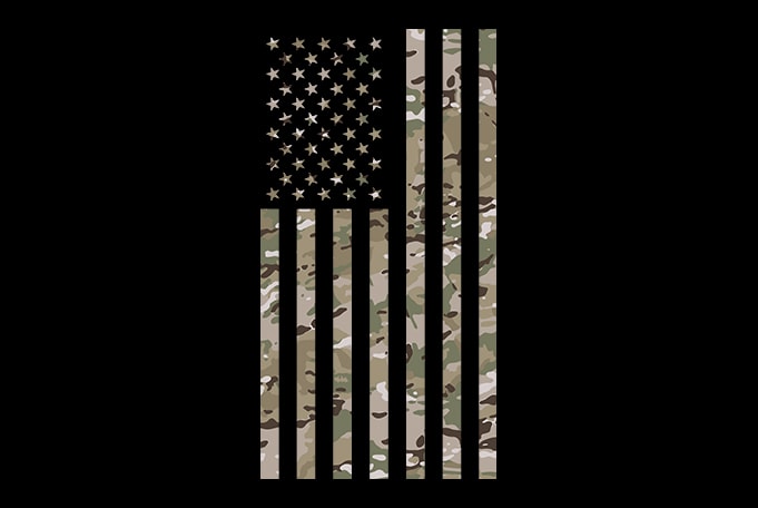 American USA Flag and Camo Serries buy t shirt design PNG Hi Res Transparet Background