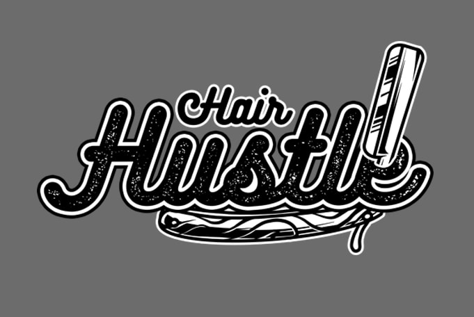 Hairstylist svg, hair hustle svg and png file t shirt design to buy