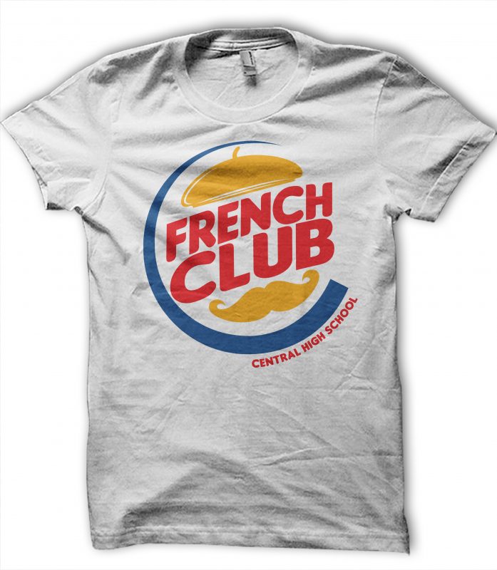 French Club (7) ready made tshirt design