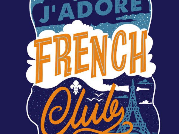 J’adore french club ready made tshirt design