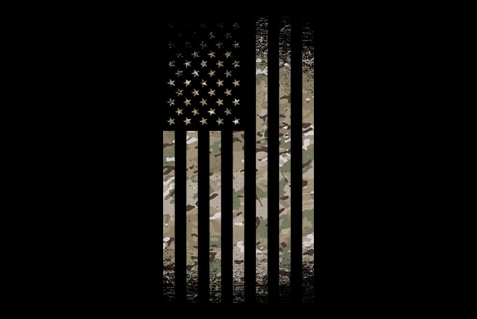 American USA Flag and Camo Serries buy t shirt design PNG Hi Res Transparet Background