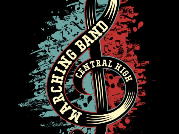 Marching band (2) t-shirt design png