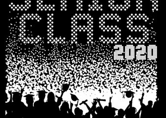 Senior Class 2020 (B) buy t shirt design for commercial use