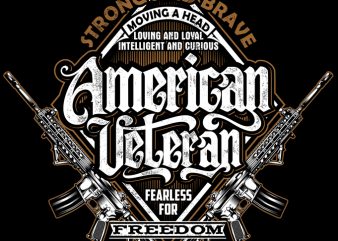 American Veteran t shirt design for purchase