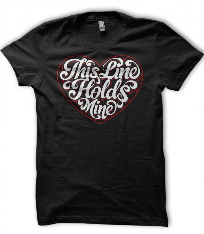 This Hold Your Mine t-shirt design for sale