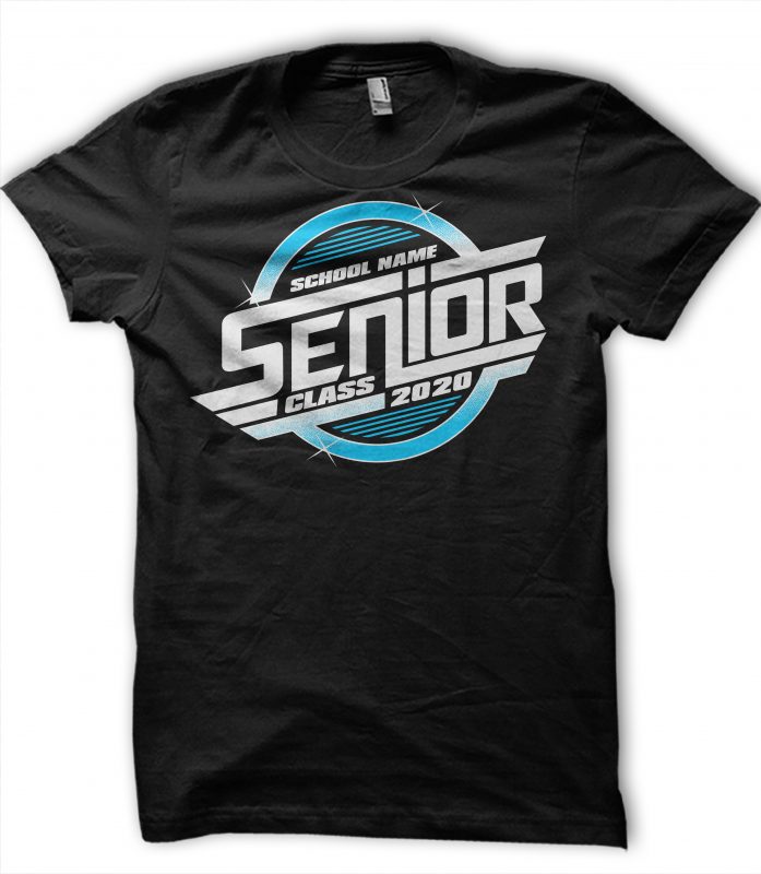 Senior Class 2020 (C) t shirt design for download