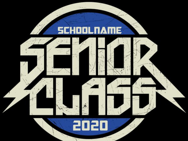 Senior class 2020 (e) ready made tshirt design