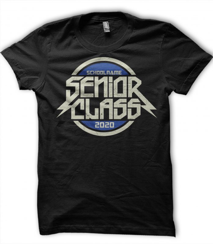 Senior Class 2020 (E) ready made tshirt design
