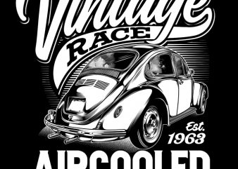 VINTAGE RACE t shirt design for purchase