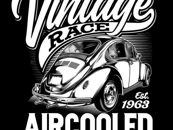 Vintage race t shirt design for purchase