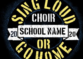 Sing load or go home t shirt design for purchase