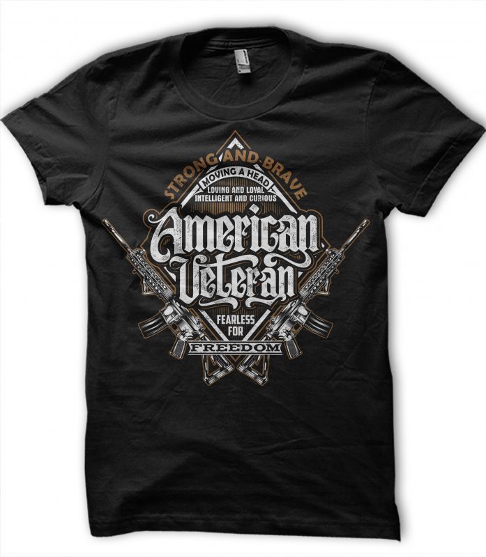American Veteran t shirt design for purchase - Buy t-shirt designs