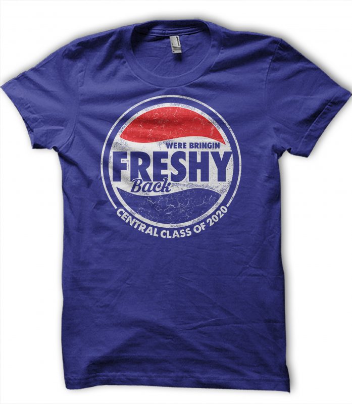 We bringin freshy back print ready t shirt design