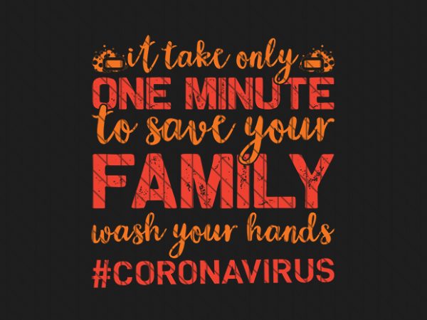 Corona virus awareness tshirt design
