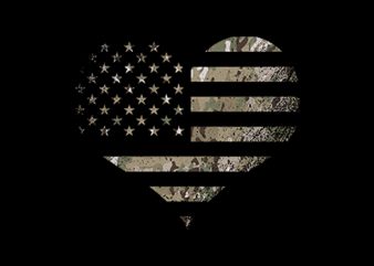 Love American USA Flag and Camo Serries buy t shirt design PNG Hi Res Transparet Background