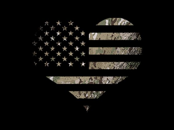 Love american usa flag and camo serries buy t shirt design png hi res transparet background