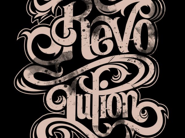 Revolution t shirt design for download