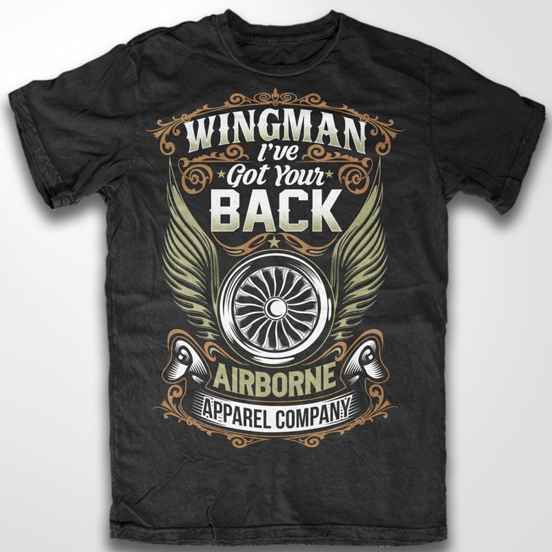Wingman I’ve go back buy t shirt design artwork