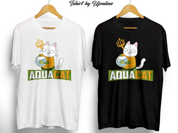 Aquacat buy graphic t shirt design artwork Aquacat buy graphic t shirt design artwork