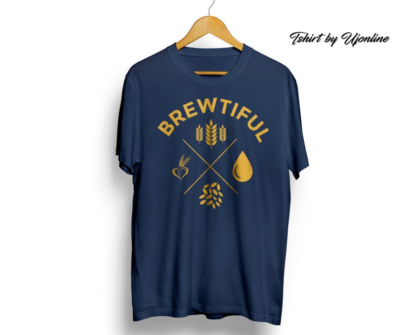 Brewtiful ready made tshirt design