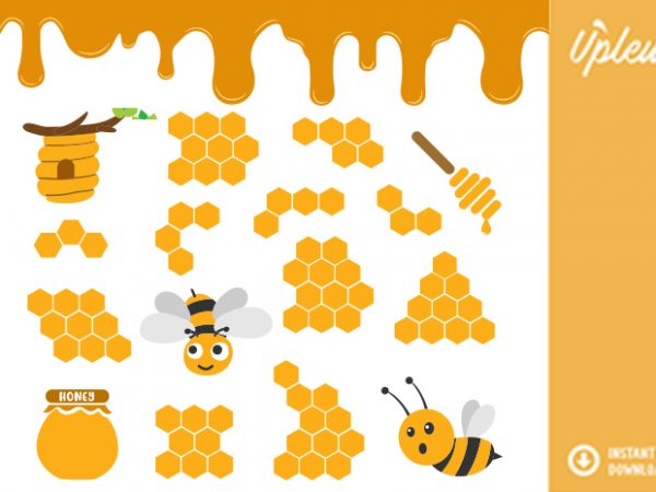 Bee hive svg – commercial use – t shirt design to buy