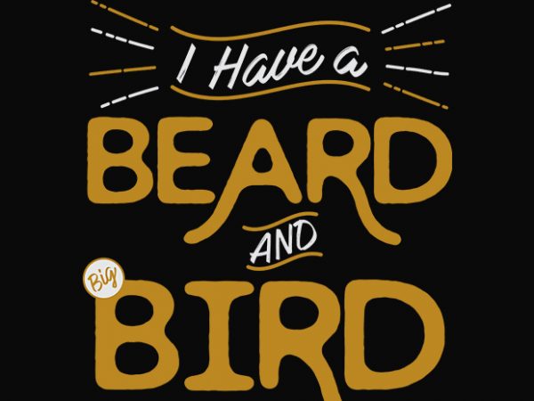 Big beard buy t shirt design