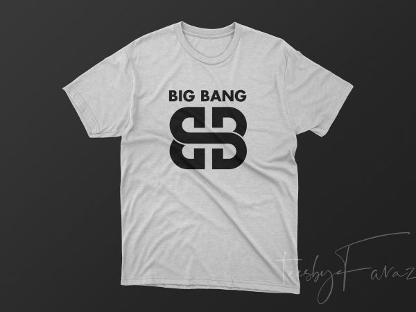Big bang t shirt design for purchase