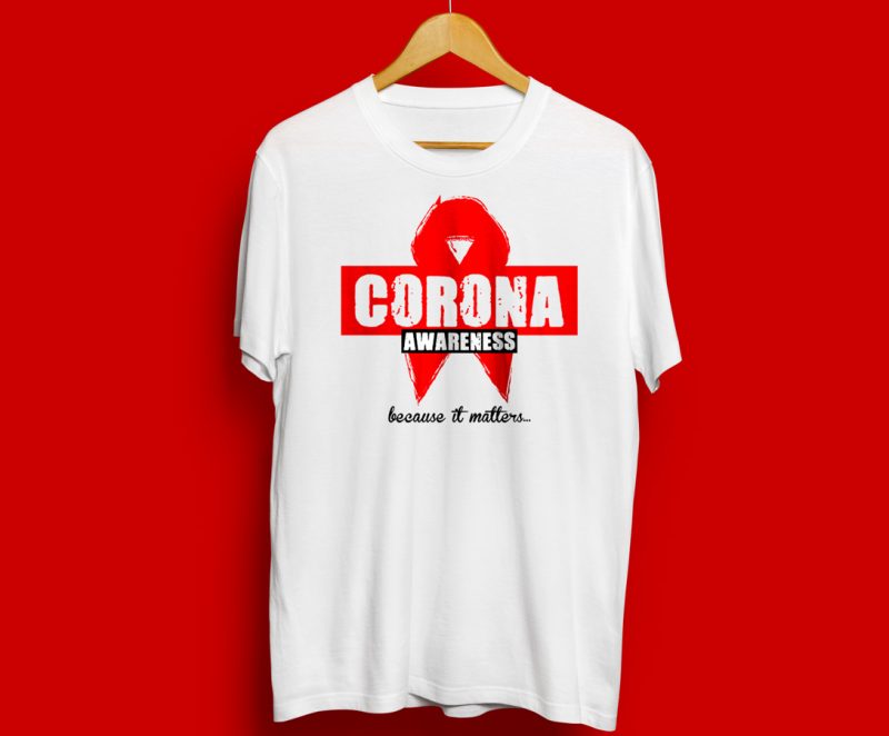 CoronaVirus-Awareness commercial use t-shirt design