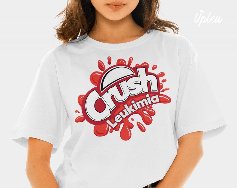 Crush Leukemia graphic t-shirt design