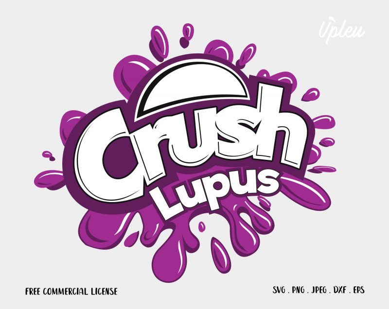 Crush Lupus t-shirt design for commercial use