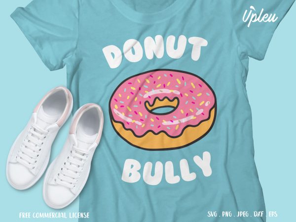 Donut bully t shirt design for sale