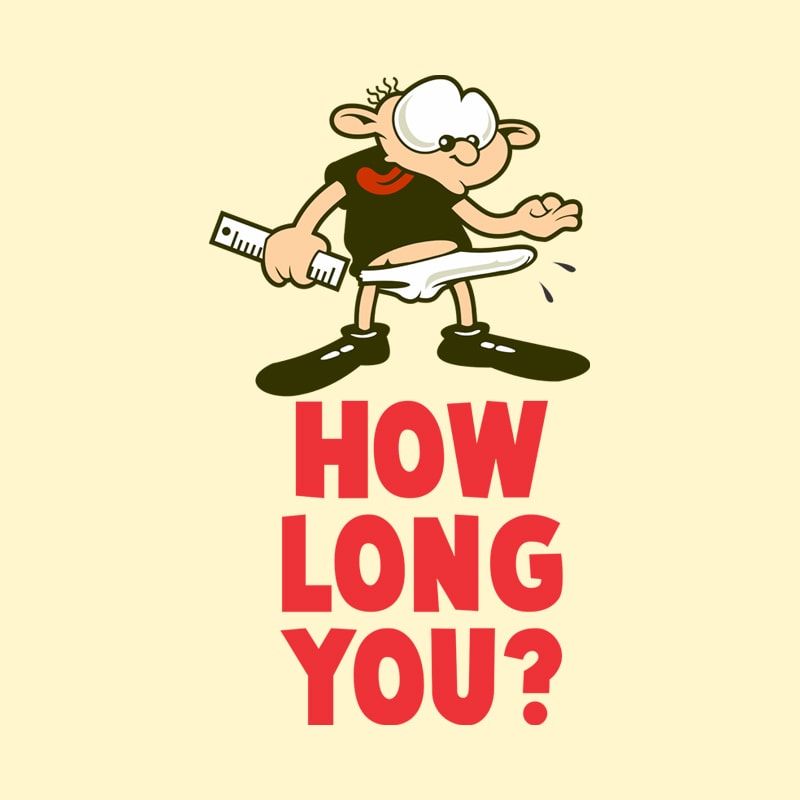HOW LONG T Shirt Design Template Buy T shirt Designs