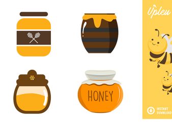 Honey pot Bundle SVG – Bee – commercial use