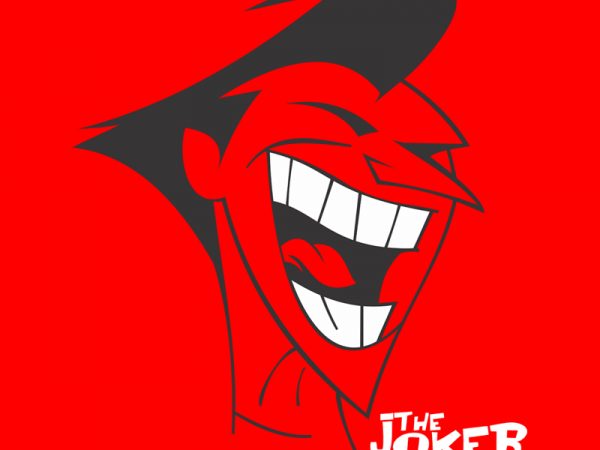 The joker t-shirt design for sale