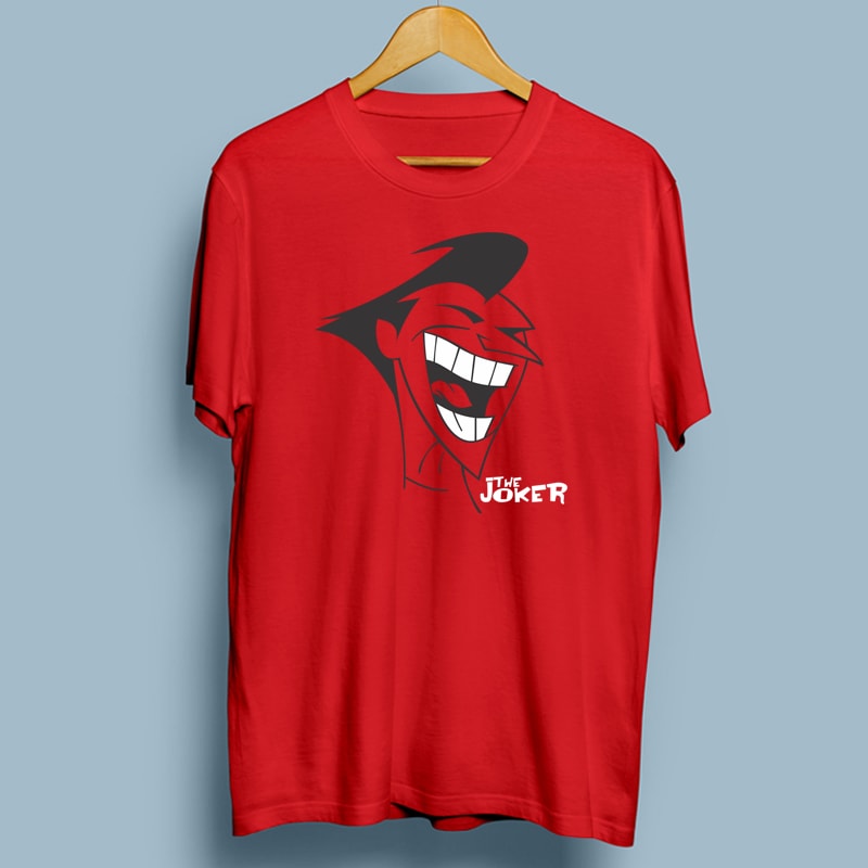 THE JOKER t-shirt design for sale