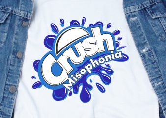 Crush Misophonia SVG – awareness – disorder – t shirt design to buy