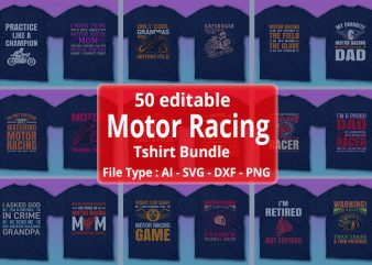 50 Motorcycle Racing Tshirt bundle – Limited Time Only..!