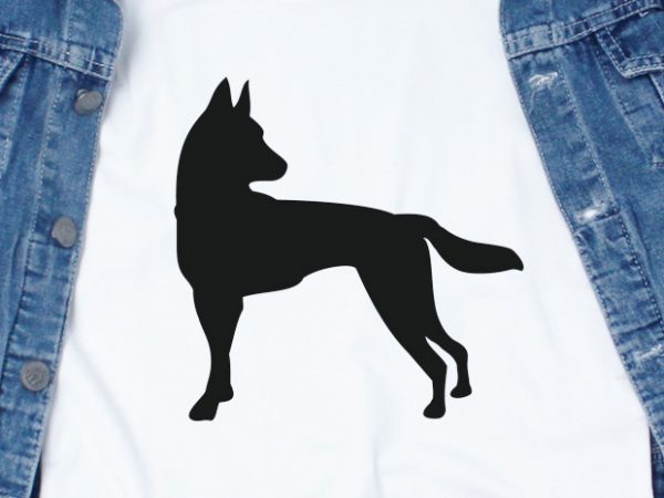 Blue heeler dog 3 shirt design png