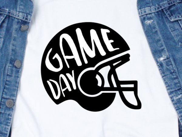 Game day t-shirt design for commercial use