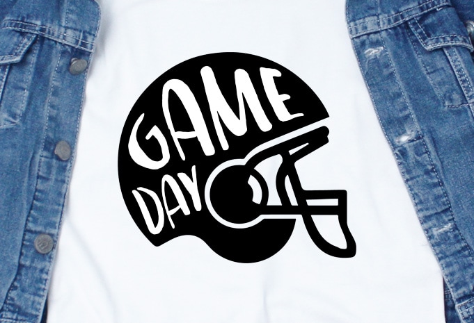 Game Day t-shirt design for commercial use