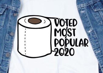 Voted most popular 2020 – corona virus – funny t-shirt design – commercial use