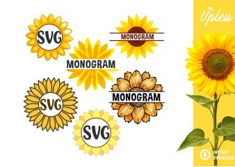 Sunflower Bundle SVG – commercial use