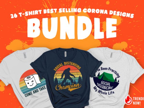 26 Best Selling Corona Design Bundle SVG – corona – covid19 – commercial use